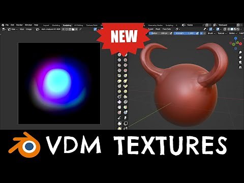How to use Vector Displacement Maps (VDM) in Blender 3.5