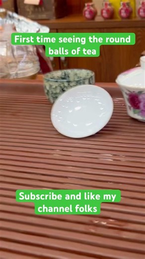 Chinese blooming tea balls #beijing #teaflowers #blooming #handmade