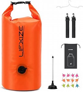 Outdoor Camping Portable Hand Wash Bag, Non-Electric Portable Clothes Washer Portable Wash Bag for Travel Hiking RV, Large Capacity Up to 20L