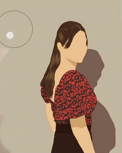 How to make digital illustration of photos - Faceless Portrait of Saboor Aly