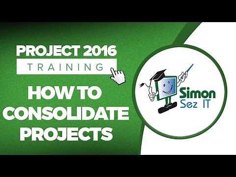 How to Consolidate Projects in Microsoft Project 2016