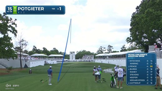 Aldrich Potgieter | Round 1 | 15th hole | Shot 1 | -1 Houston Open