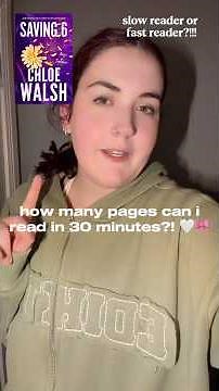 how many pages can I read in 30 minutes?! Slow reader or fast reader 💚