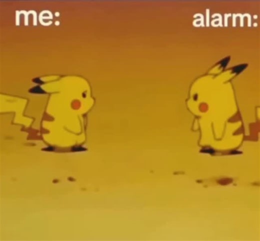 Weeb stuff on Instagram: "Me vs my alarm 😂 #pikachu #pokemon #anime #viral"