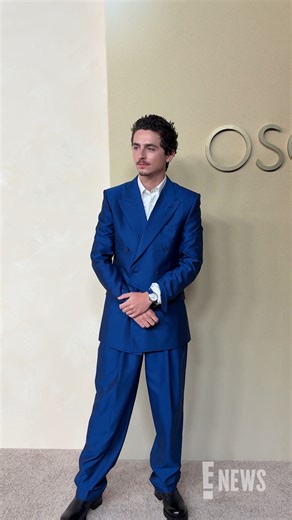 E! News on Instagram: "Timothée Chalamet is dreaming big at the #Oscars Nominees Luncheon. #AwardsSeason"