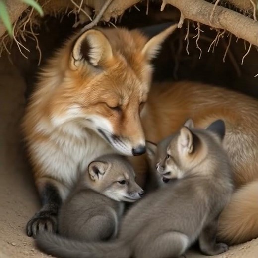 🤫 RARE GLIMPSE: Red Fox Family's First Weeks in the Secret Den
