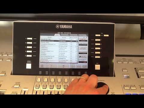 Using 'Music Finder' on Yamaha Tyros - Part Two - Arranging your songs