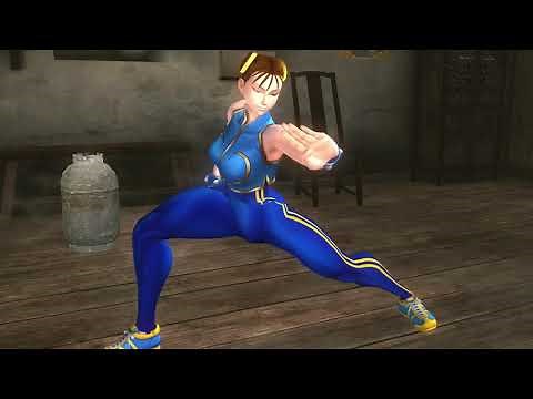 Classic Chun Li with Thicc Legs Pole Dancing