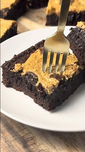 The Ultimate Peanut Butter Swirl Brownies | Soft & Gooey | Recipe In Description