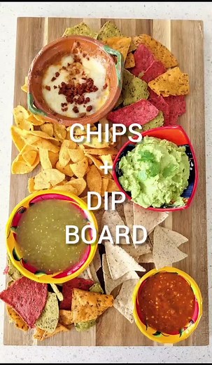Mexican Chips and Dip Board