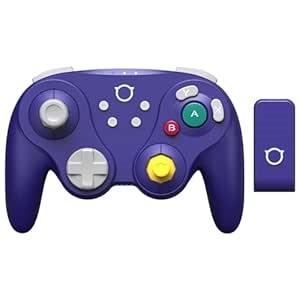 NYXI Warrior GameCube Controller for Switch/Switch 2/NGC/Wii/PC, Wireless Switch Pro Controller with Hall Effect Joysticks/Trigger, Mechanical Switch A/B/X/Y, HD Rumble, 6-Axis Gyro,Programmable