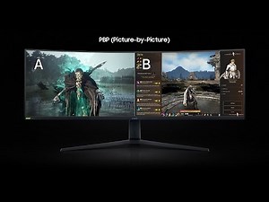 Samsung G9 49 inch pip modes with Playstation 5 and Gaming laptop