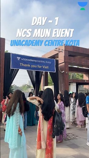 The Ultimate Start of Kota’s Biggest MUN Event! 🎤🌍 | NCS MUN x Unacademy Kota #NCSMUN #Kota #shorts