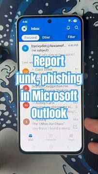 Report junk, phishing in Microsoft Outlook