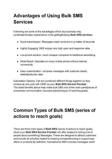 Boost Your Business with Bulk SMS
