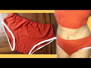 DIY Perfect Ladies Underwear From old T-shirt with Measurement