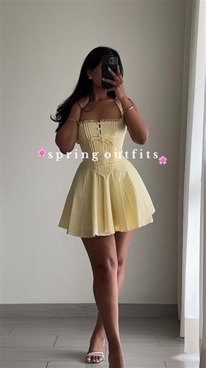 10 Cute Spring Dress Outfit Ideas and Inspiration | Styling Tips