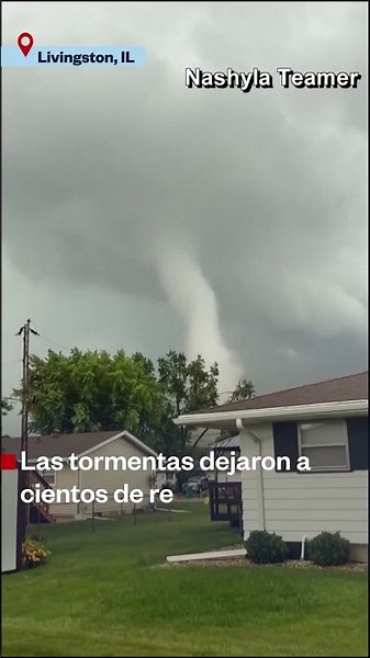 Tornados y mal tiempo dejan caos destrucción en Illinois e Indiana | Noticias Telemundo