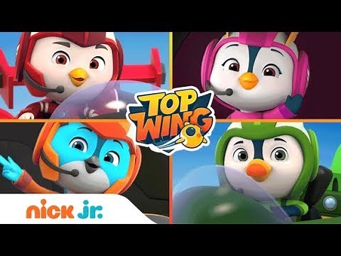 Meet Top Wing Characters Swift, Penny, Rod, & Brody 🐧 🐤 🐦 | Nick Jr.