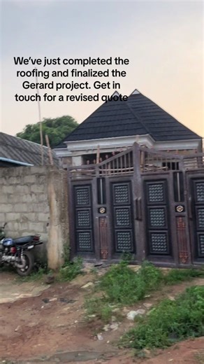 We’ve just completed the roofing and finalized the Gerard project. Get in touch for a revised quote and project completion. DM SMG Real Estate Solutions Ltd today. #ikorodurealtor #fyp #smg #smgrealestatesolutionsltd