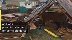 17K views · 43 reactions | The roof of a fishing stage in Petty Harbour almost got away. Almost. Read: www.cbc.ca/1.4683544 | CBC Newfoundland and Labrador | Facebook