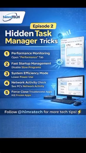 HimraTech on Instagram: "Hidden Task Manager Tricks You Should Know 😱💻 #himratech #WindowsTips"