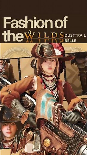 Monster Hunter Wilds | Fashion of the Wilds - Dusttrail Belle #mhwilds #armorset #fashionhunter