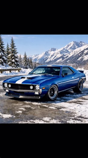 77 Racing Official on Instagram: "Check out our latest custom AMC Javelin sporting a 390ci V8 putting down ~325 hp the old-school way—no filters, no forgiveness. Cold air, open road, and a muscle car that doesn’t look back. Some cars chase the horizon. This one owns it. #AMC #AMCJavelin #MuscleCar #VintageMuscle"