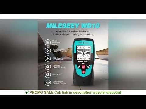 Mileseey Multifunction Wall Detector with Large Area Sensor Metal Detector Handheld Stud Finder Wall