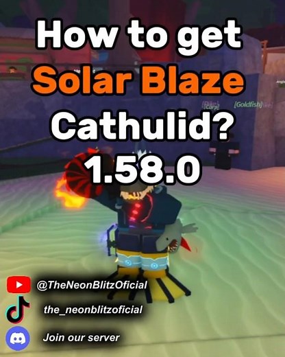 How to get solar blaze Cathulid? #edit #robloxgames #fischroblox #fisch #leviathan #robloxedit