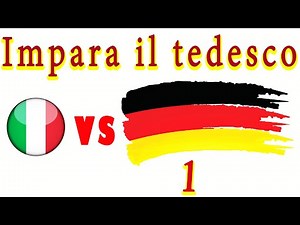 Learn German in Italian | For Beginners | Lesson 1