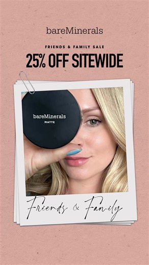 For a limited time: 25% off sitewide and free shipping on all orders, plus a free gift when you spend $90. | bareMinerals
