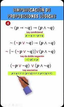 How to simplify logical propositions – Logical laws – Solved exercises 4 #logicallaws