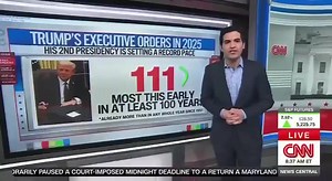 10K views · 348 reactions | WOW! Even CNN is being forced to admit President Trump is absolutely KICKING ASS “Trump is not a lame duck — if anything he's a soaring eagle!” “He’s delivering on his campaign promises in a HISTORIC fashion” | M.A. Rothman | Facebook