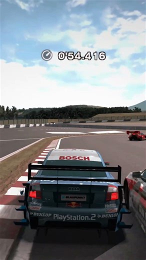 Gran Turismo 4 - Audi A4 DTM Super Overtake #shorts #granturismo