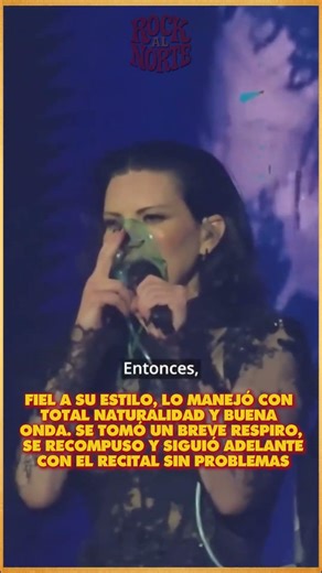 Laura pausini tuvo que pedir una mascarilla de oxígeno en Quito