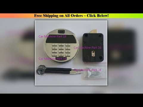 Safe Fingerprint Combination Lock Round Gun Cabinet File Cabinet Safe Electronic Lock NEW