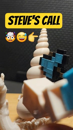 I 3D Printed a Shell You Can Hear the Ocean In 🌊📞 Steve’s Calling!