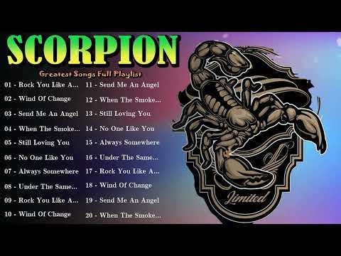 🎧 Scorpions – Tracks blending vulnerability and strength with iconic instrumental hooks 💫