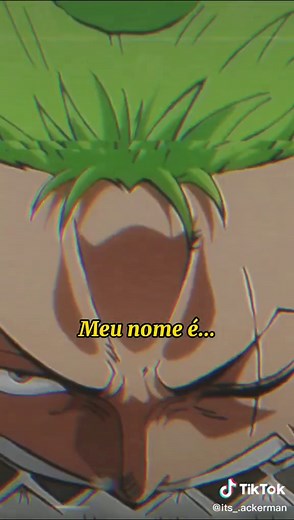FINALMENTE O RAP DO ZORO CHEGOU AAAA ✨❤️ #DançarTbConta #Zoro #Anime #Onepiece #Rap #Otaku #fy #foryou