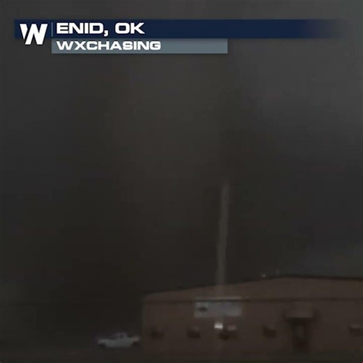 MASSIVE Tornado in Enid, OK Prompts tornado emergency Thursday evening