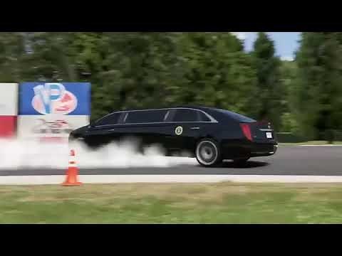 Secret Services' "Advanced Reverse Escape" Training In Donald Trump's New Armoured Beast Limo