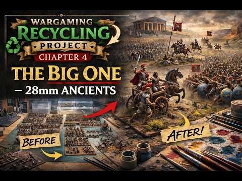 Wargaming Recycling Project Chapter 4: The BIG one, 28mm ancients