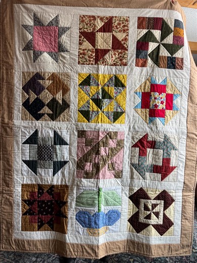 Colorful Sampler Quilt - Etsy