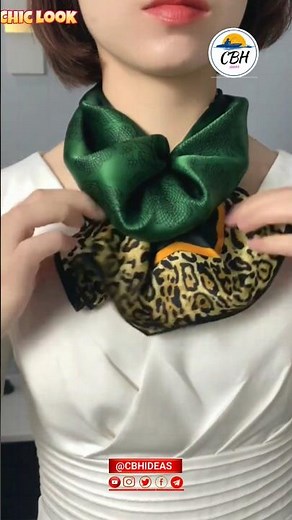 scarf hacks for neck! Multiple ways to tie a square scarf