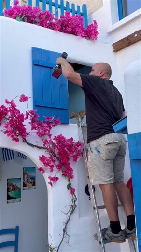 We built a Mini Greece in pur Garden #diy #garden