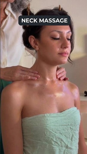 CALMING MASSAGE Real Person ASMR Neck and shoulders relief #relax #sleep #massage
