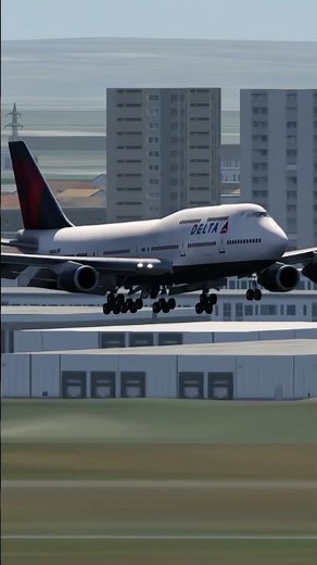 Boeing 747-400 Delta Airlines Landing at Vancouver Airport | Aerofly FS Global