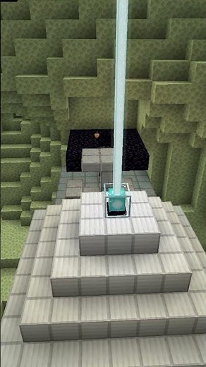 ⚡ EINFACHE OBSIDIAN FARM! #minecraft #minecraftshorts #shorts