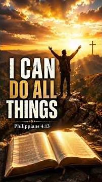 I Can Do All Things Through Christ | Philippians 4:13 | Daily Bible Verse